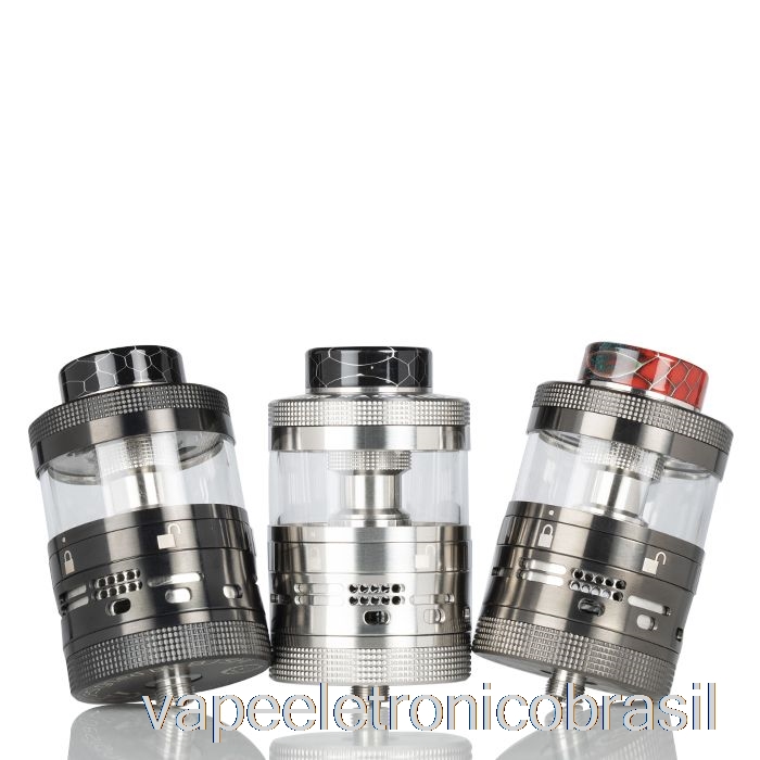 Vape Eletrônico Steam Crave Aromamizador Ragnar 35mm Rdta Edição Avançada - Preto